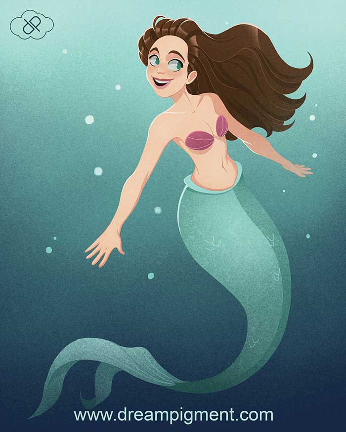 MerMonday 2021: Cheerful - Mermaid